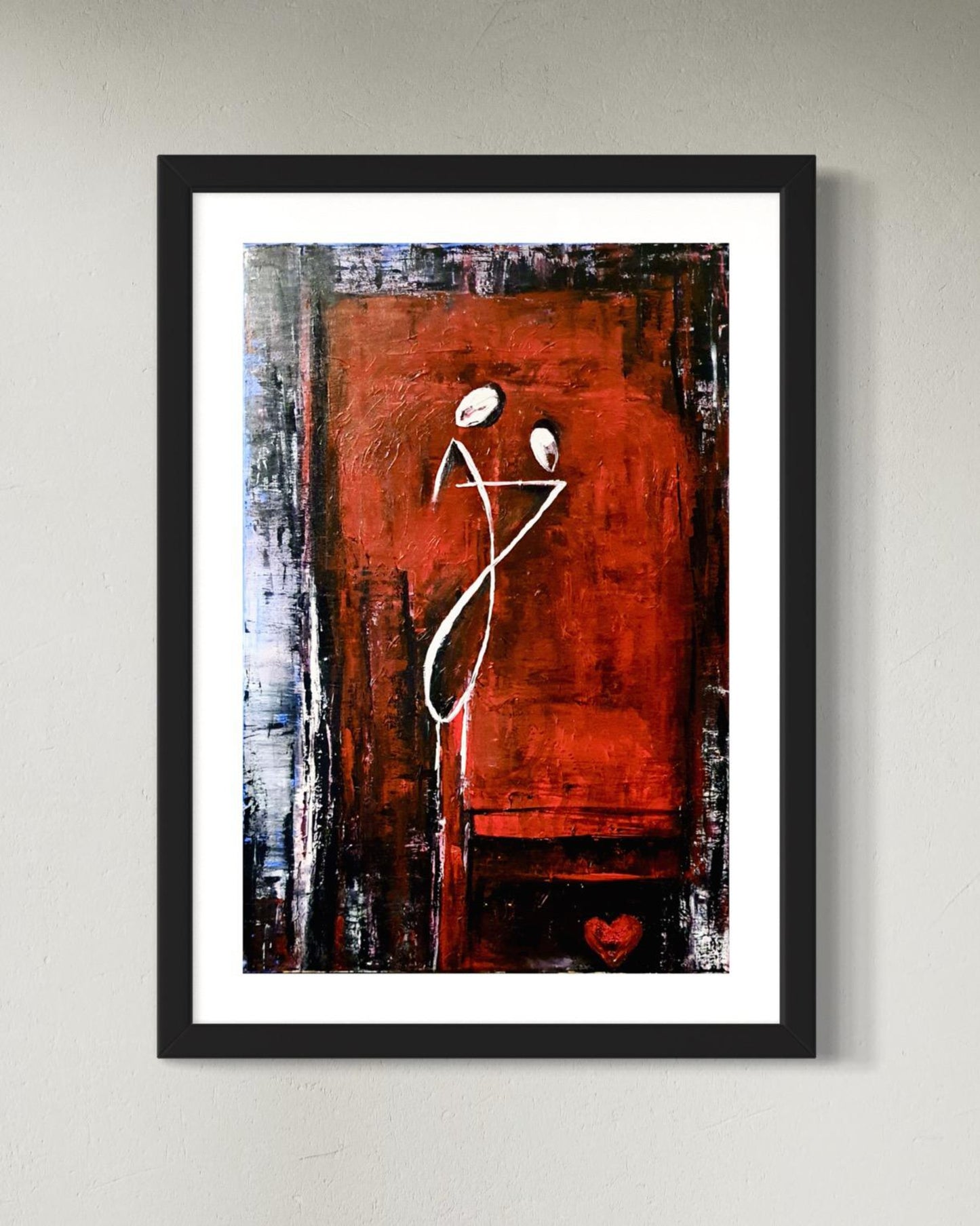 Maa-The Mother" Size: 90x60 CMS. Medium: Acrylic on canvas.